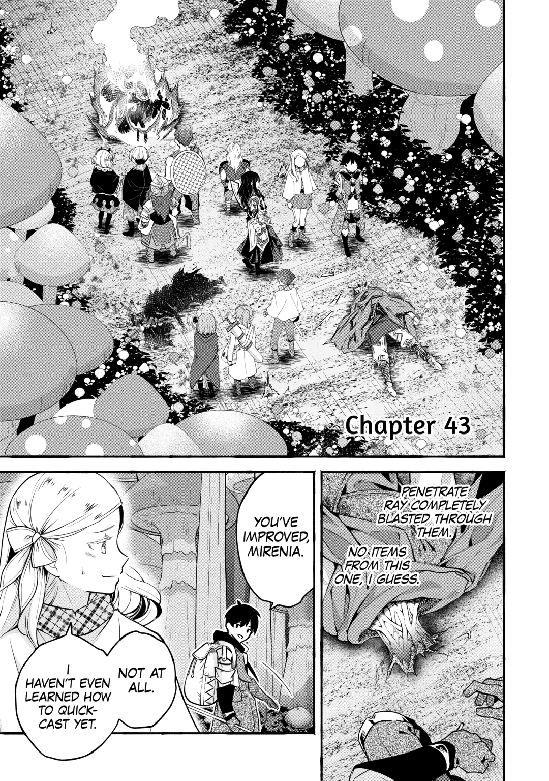 Ochikobore “1” Mahou Tsukai Wa, Kyou Mo Muishiki Ni Cheat Wo Tsukau Chapter 43 - page 1